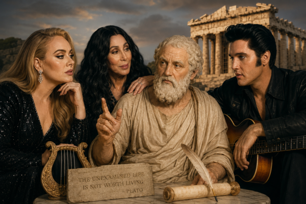Adele Cher Plato and Elvis